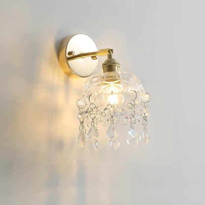 French Crystal Tassel Wall light fixture Wall Light