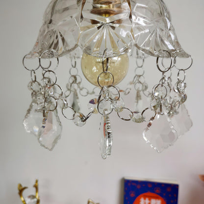 French Crystal Tassel Wall light fixture Wall Light