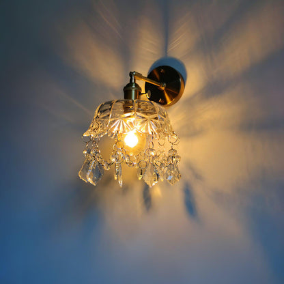 French Crystal Tassel Wall light fixture Wall Light