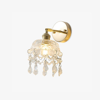 French Crystal Tassel Wall light fixture Wall Light