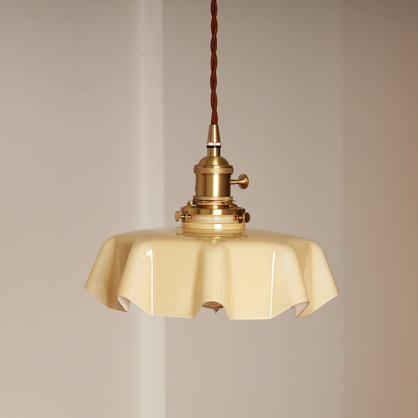 French Flower Houselight Pendant Swag Light