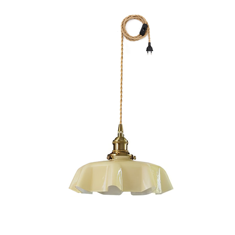 French Flower Houselight Pendant Swag Light