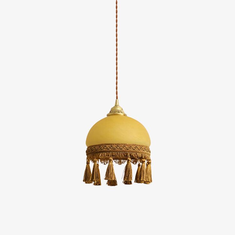 French Tassels Brass Houselight Pendant Light