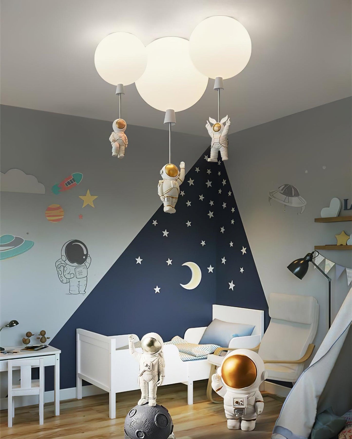 Frosted Balloon Flush mount light Ceiling Light