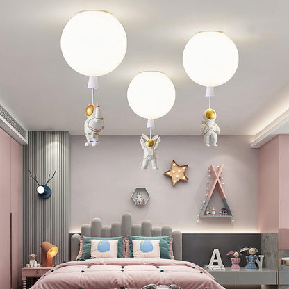 Frosted Balloon Flush mount light Ceiling Light