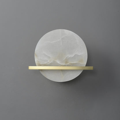 Frosted Echo Alabaster Wall Lamp
