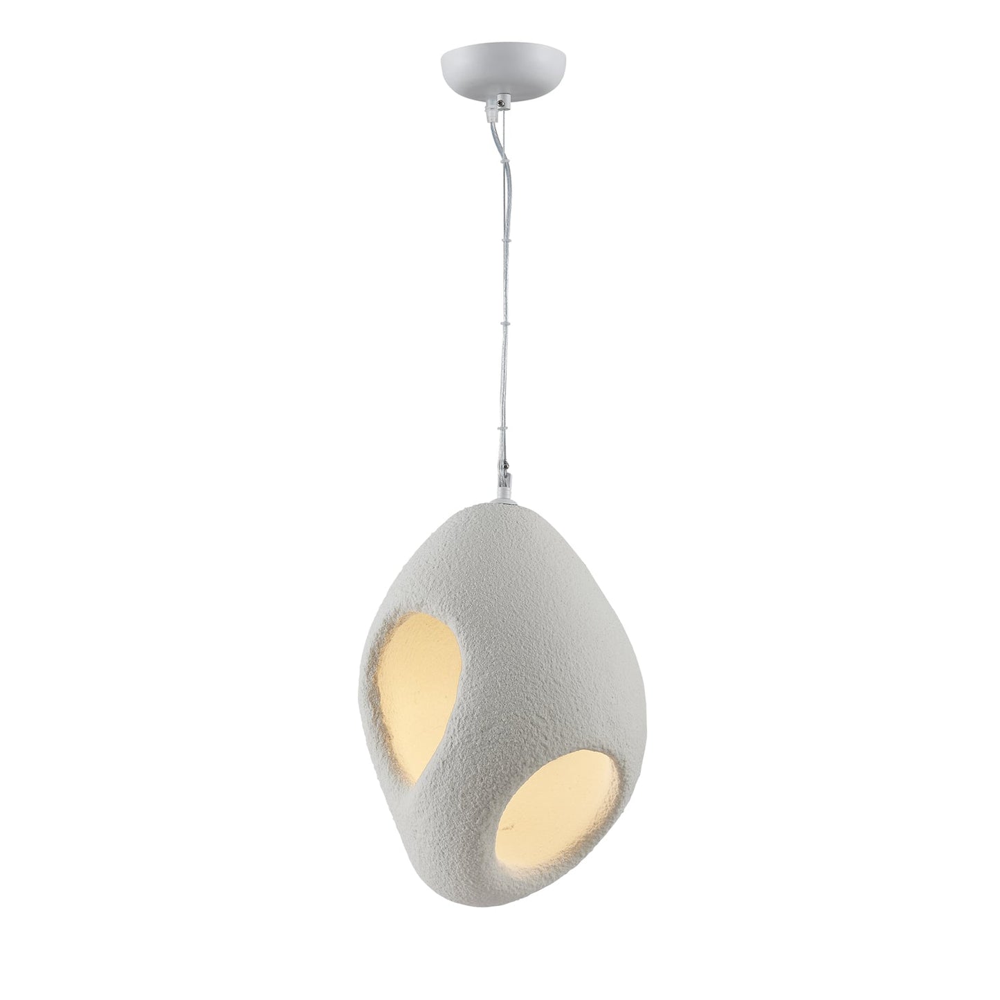 Sculptural Japandi Hanging light Pendant Lamp