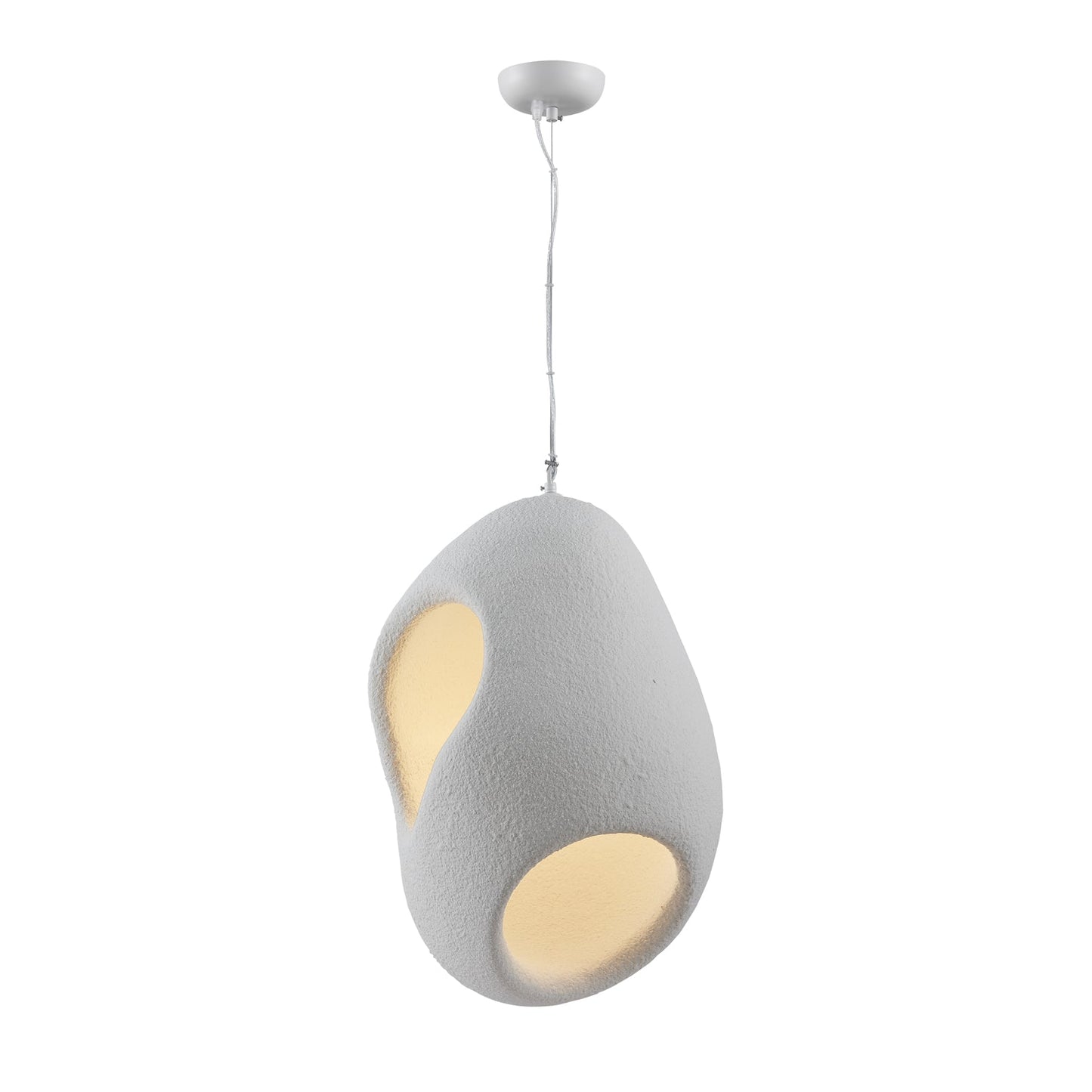 Sculptural Japandi Hanging light Pendant Lamp