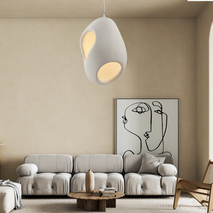 Sculptural Japandi Hanging light Pendant Lamp