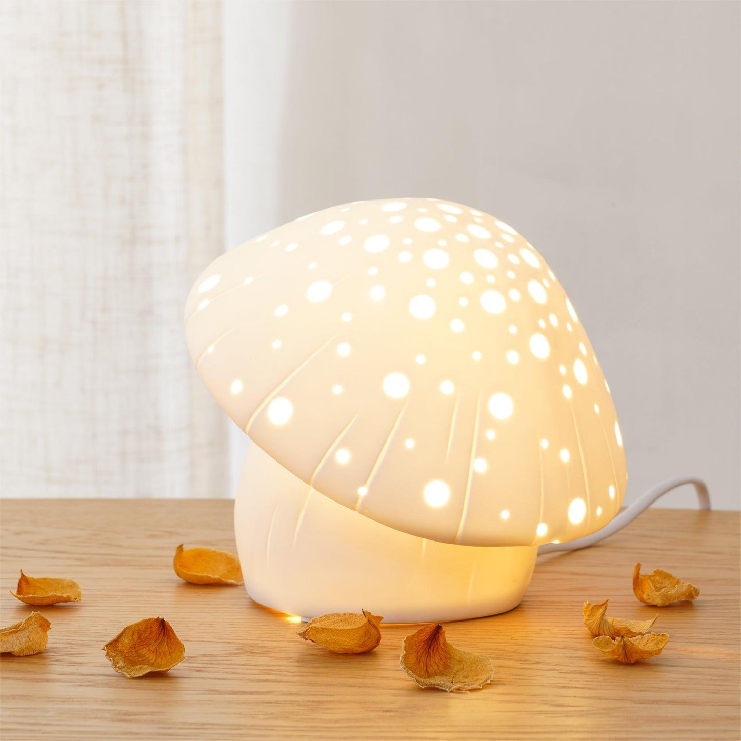 Fungo White Side table lamp Table Lamp