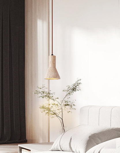 Funnel Travertine Pendant Lamp