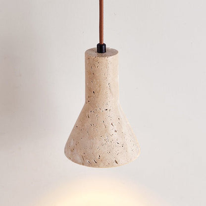 Funnel Travertine Pendant Lamp