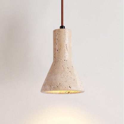 Funnel Travertine Pendant Lamp