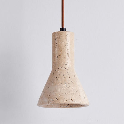 Funnel Travertine Pendant Lamp