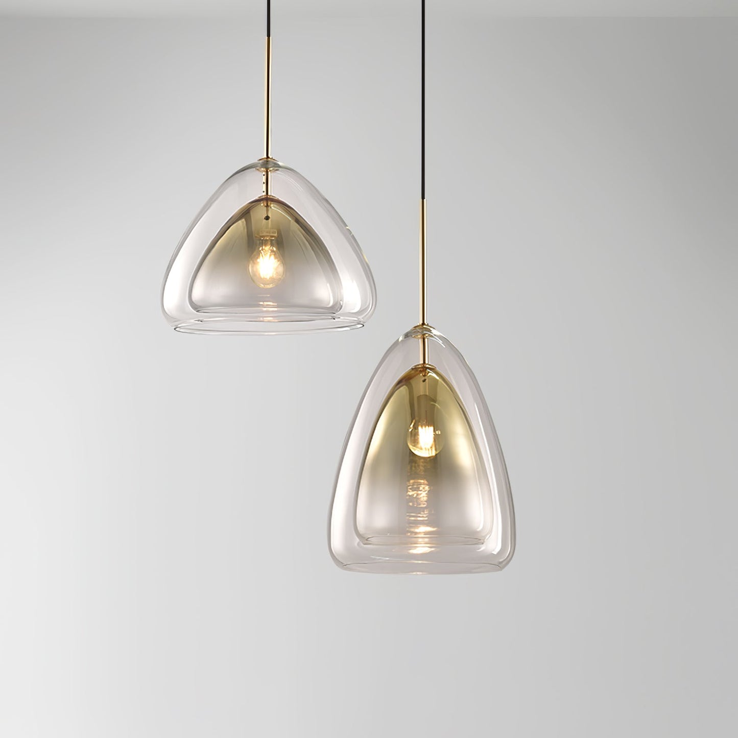 Futuristische Glass Drop light Pendant Light