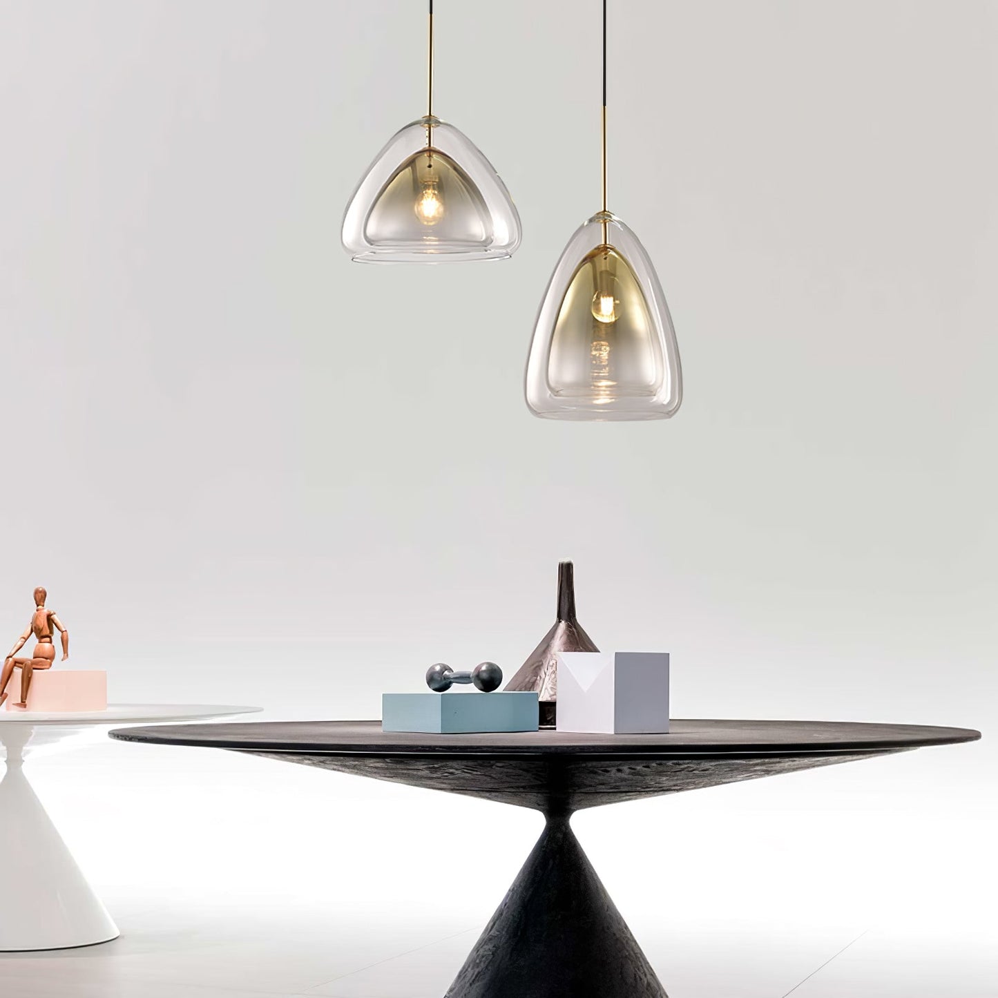 Futuristische Glass Drop light Pendant Light