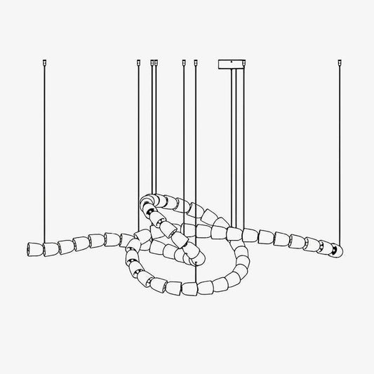 Gabriel Gasolier Chandelier E