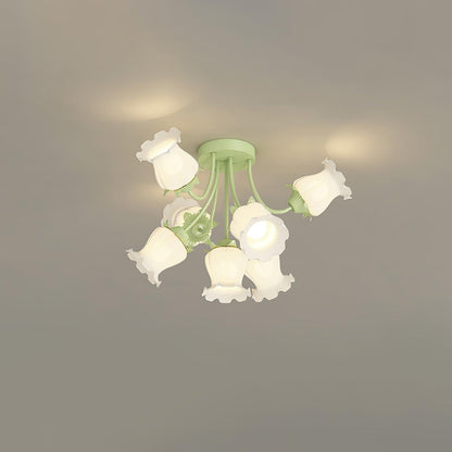 Garden Flower Overhead fixture Ceiling Lamp