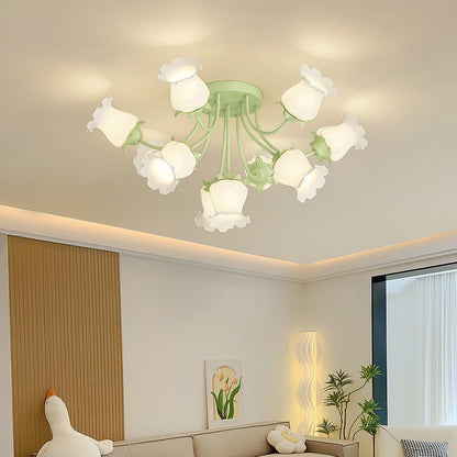 Garden Flower Overhead fixture Ceiling Lamp