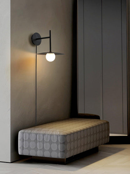 Gea Iron Plug-In Sconce Wall Lamp