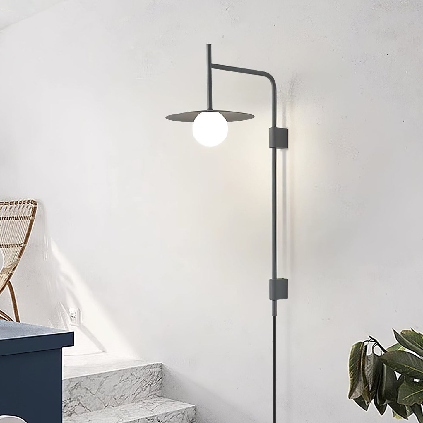 Gea Swing Arm Wall light Wall Lamp