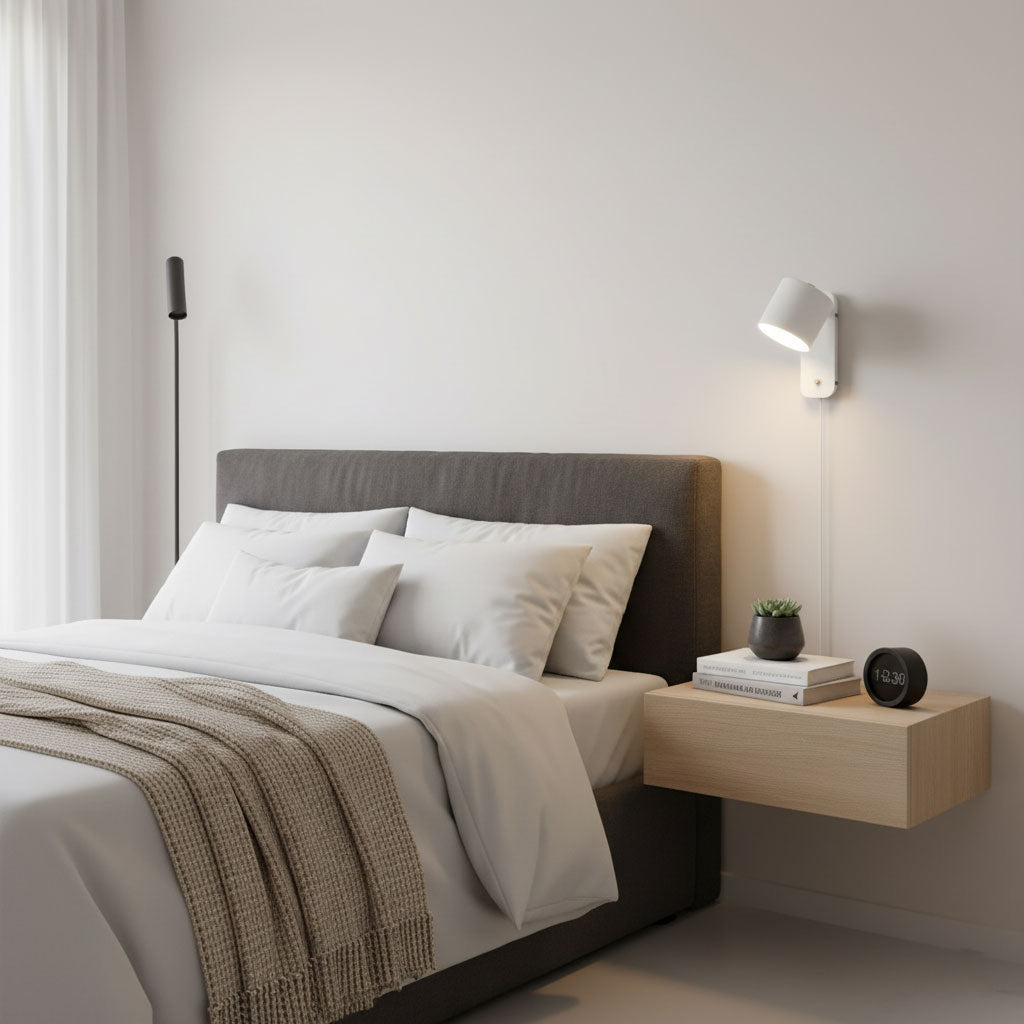 Rotatable Cylinder Plug-in Wall Lamp
