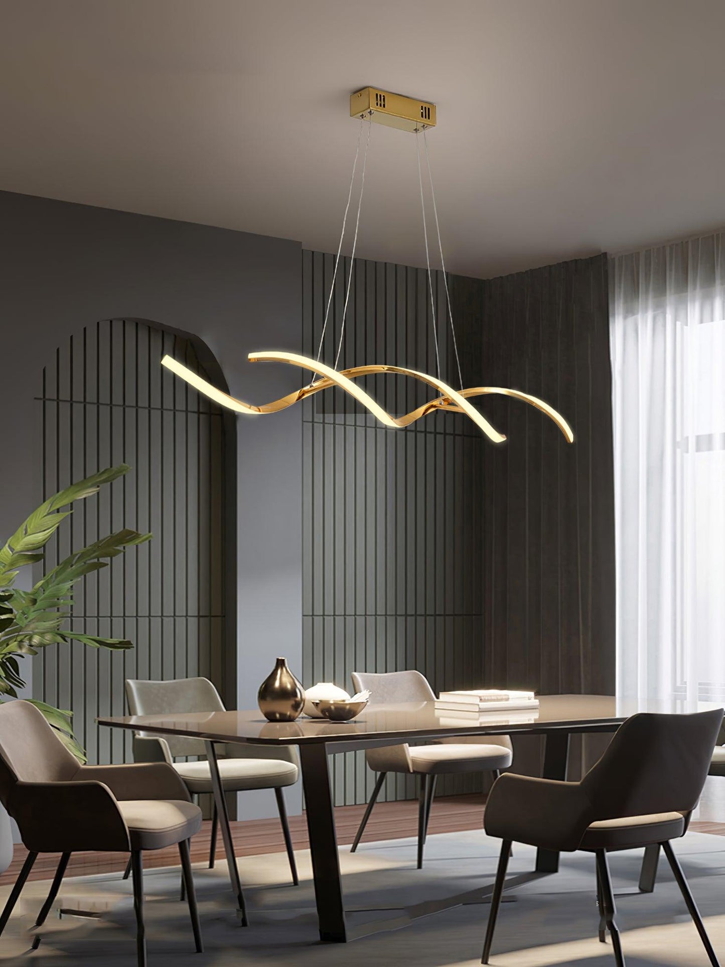 Gentle Waves Drop light Pendant Light