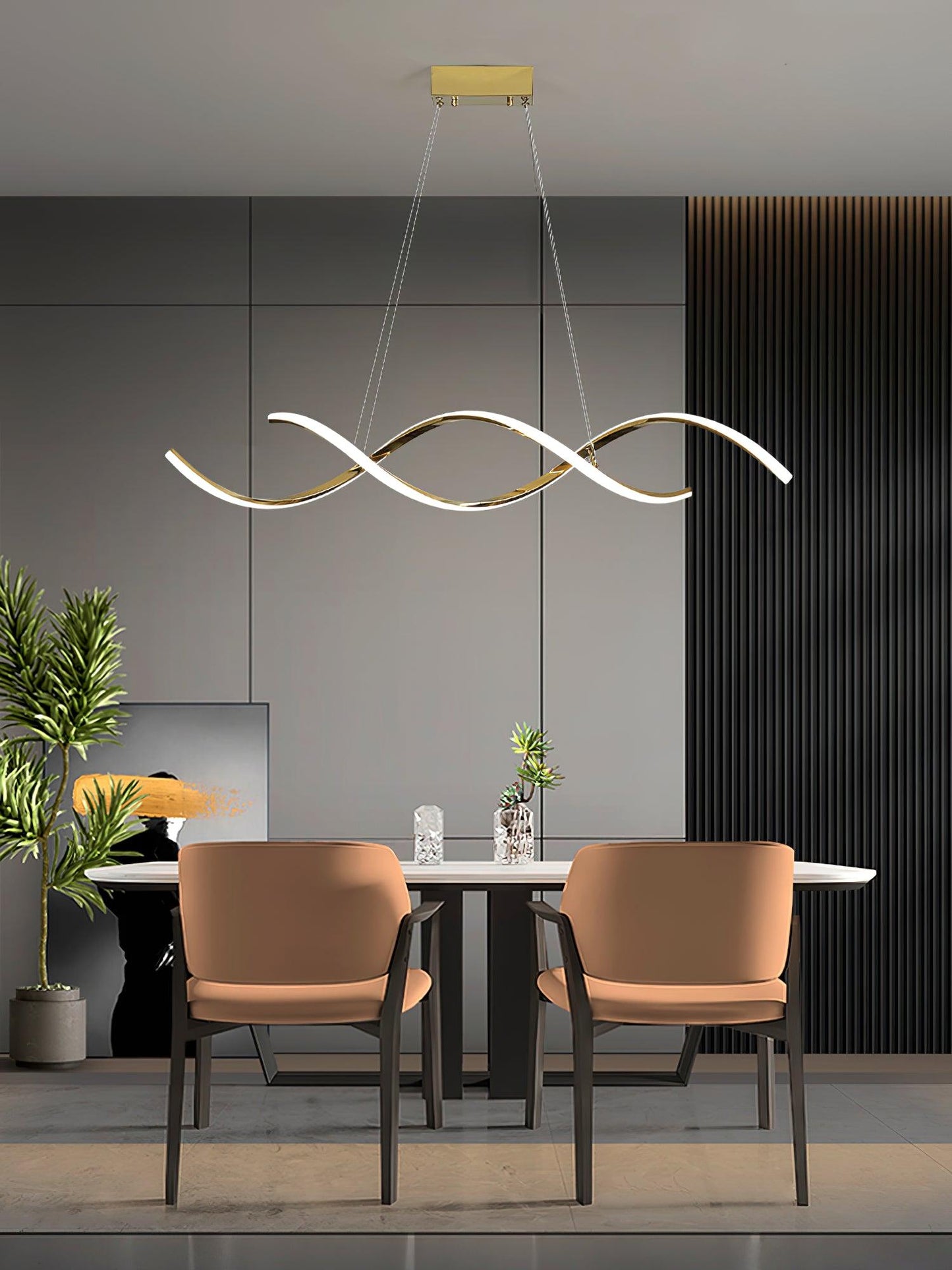 Gentle Waves Drop light Pendant Light