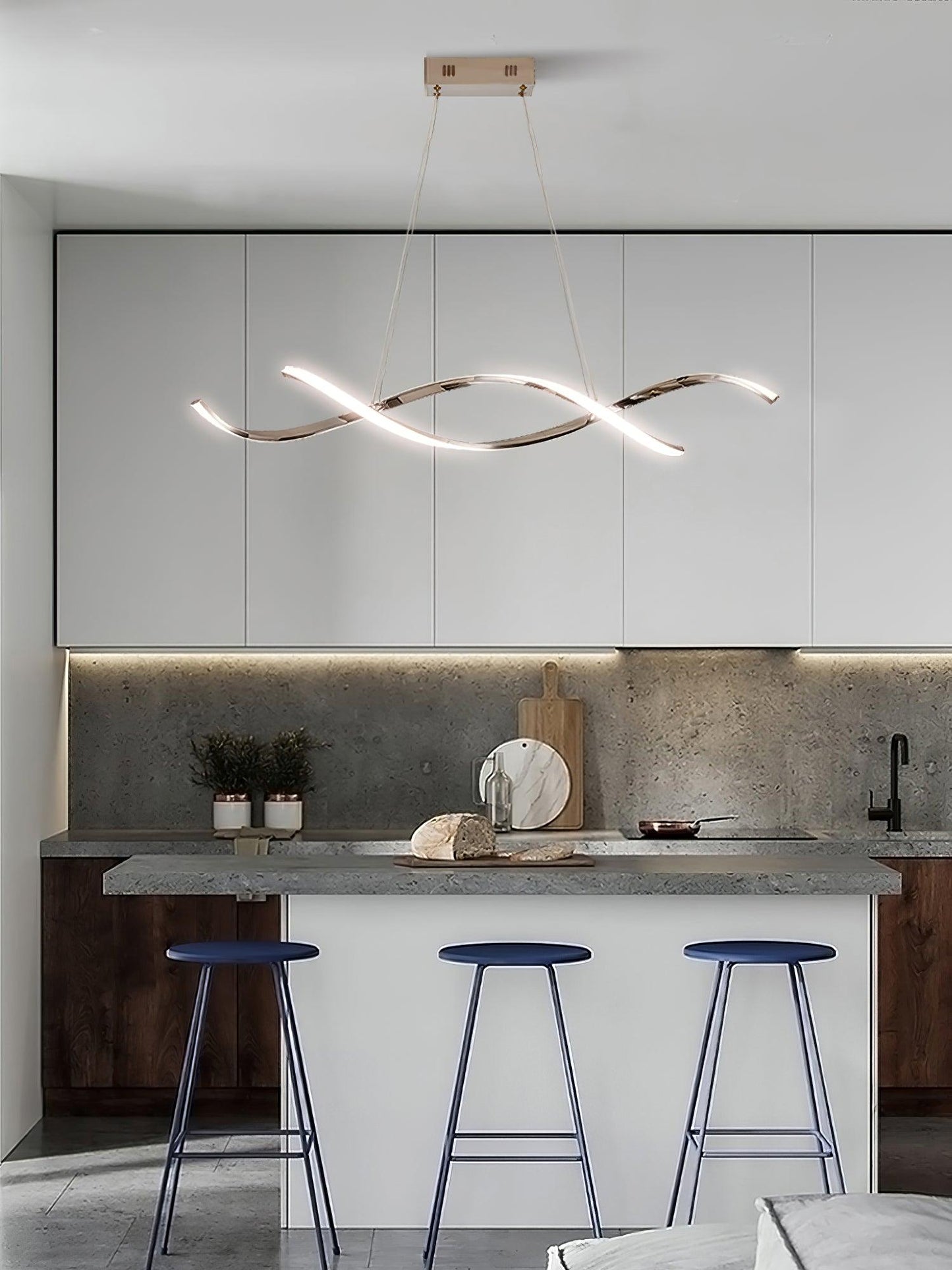 Gentle Waves Drop light Pendant Light