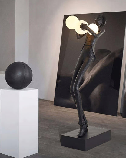 Gentleman Sculpture Floor-mounted Lamp Floor Lamp