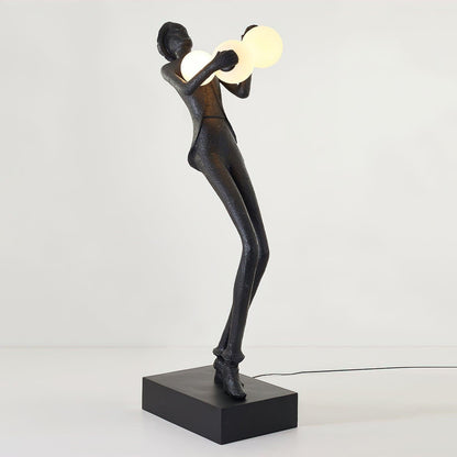 Gentleman Sculpture Floor-mounted Lamp Floor Lamp