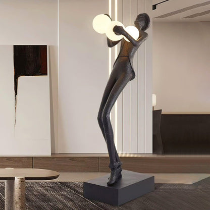 Gentleman Sculpture Floor-mounted Lamp Floor Lamp