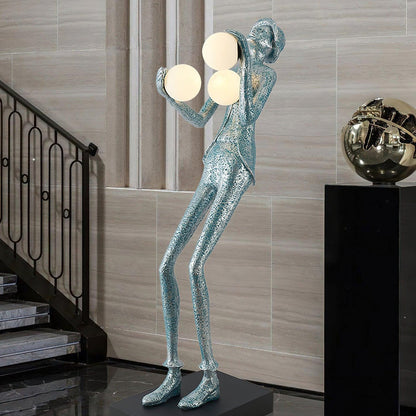 Gentleman Sculpture Floor-mounted Lamp Floor Lamp