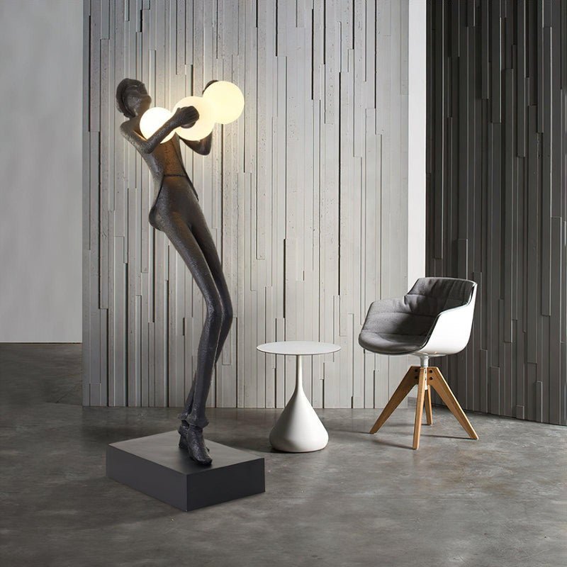 Gentleman Sculpture Floor-mounted Lamp Floor Lamp