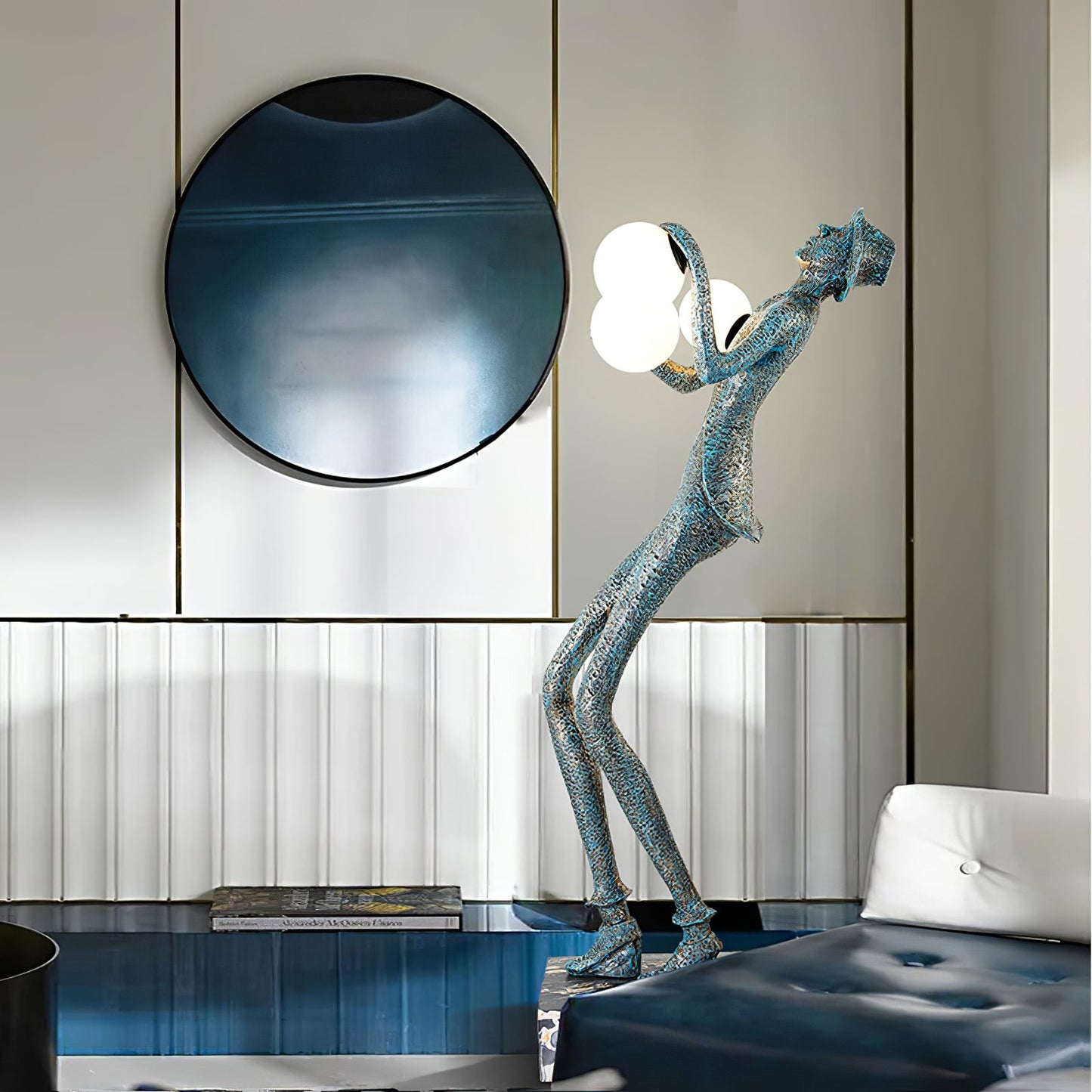 Gentleman Sculpture Floor-mounted Lamp Floor Lamp