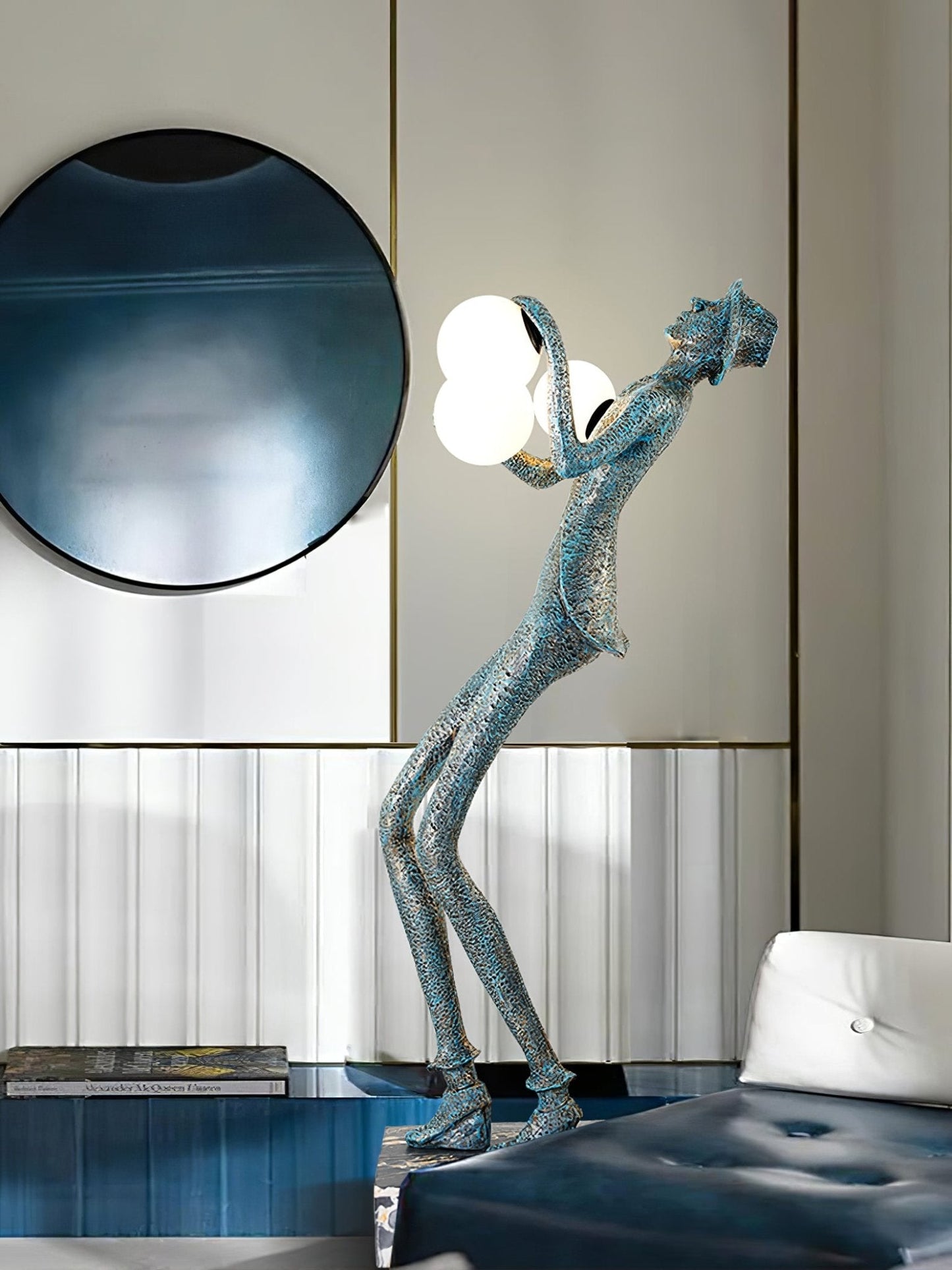 Gentleman Sculpture Floor-mounted Lamp Floor Lamp