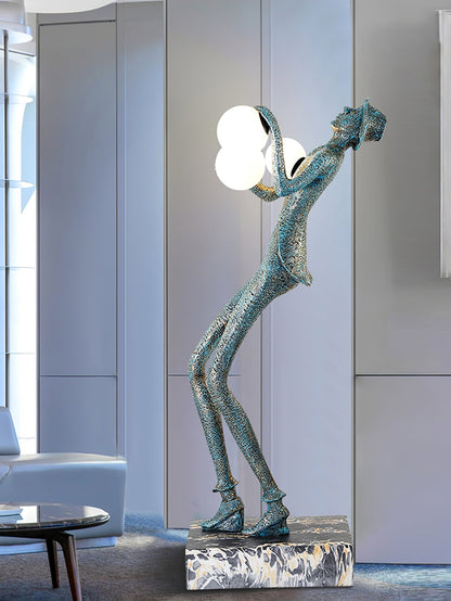 Gentleman Sculpture Floor-mounted Lamp Floor Lamp