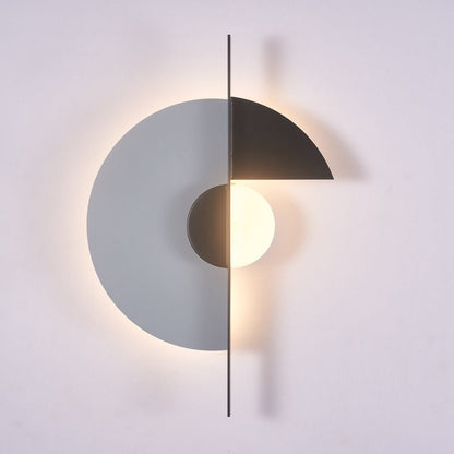 Geometric Eclipse Wall Sconce
