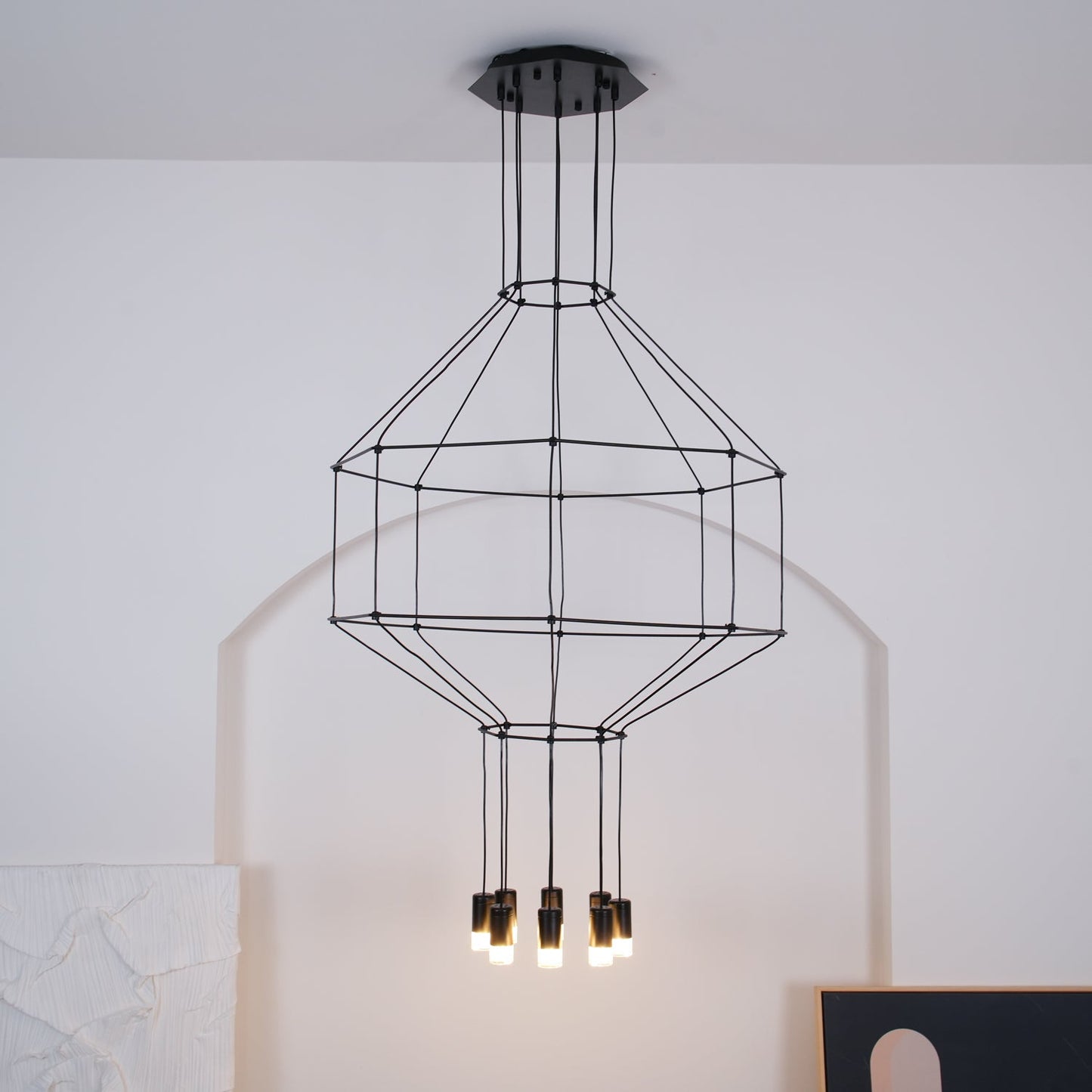 Geometric Lines Drop light Pendant Lamp