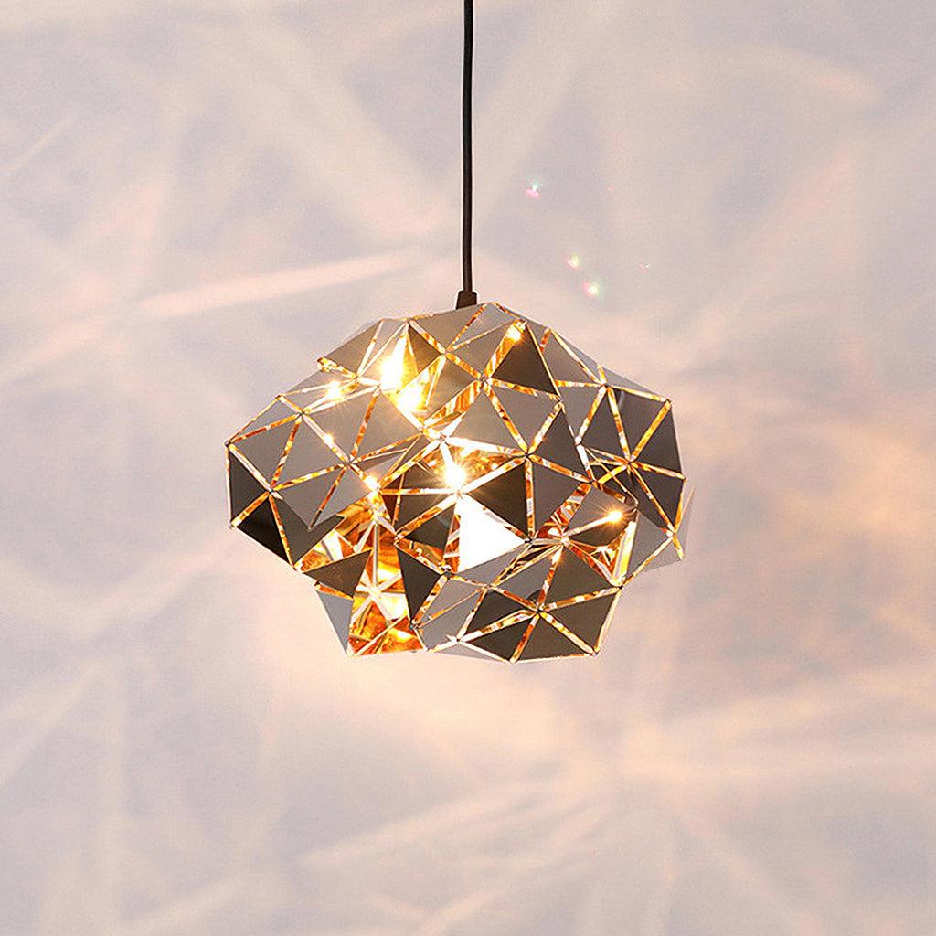 Geometric Panel Droplight Pendant Lamp