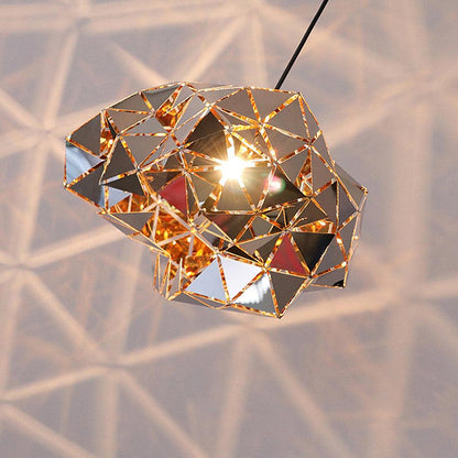 Geometric Panel Droplight Pendant Lamp