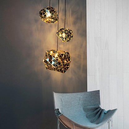 Geometric Panel Droplight Pendant Lamp