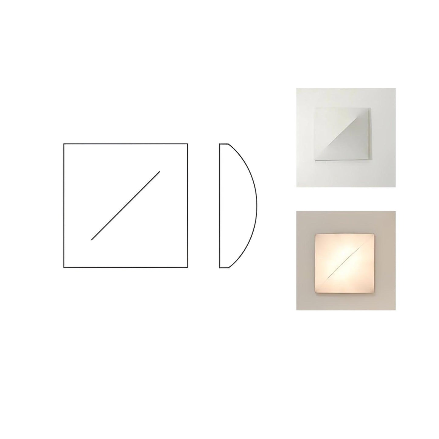 Geometric Series Bracket light Wall Sconce