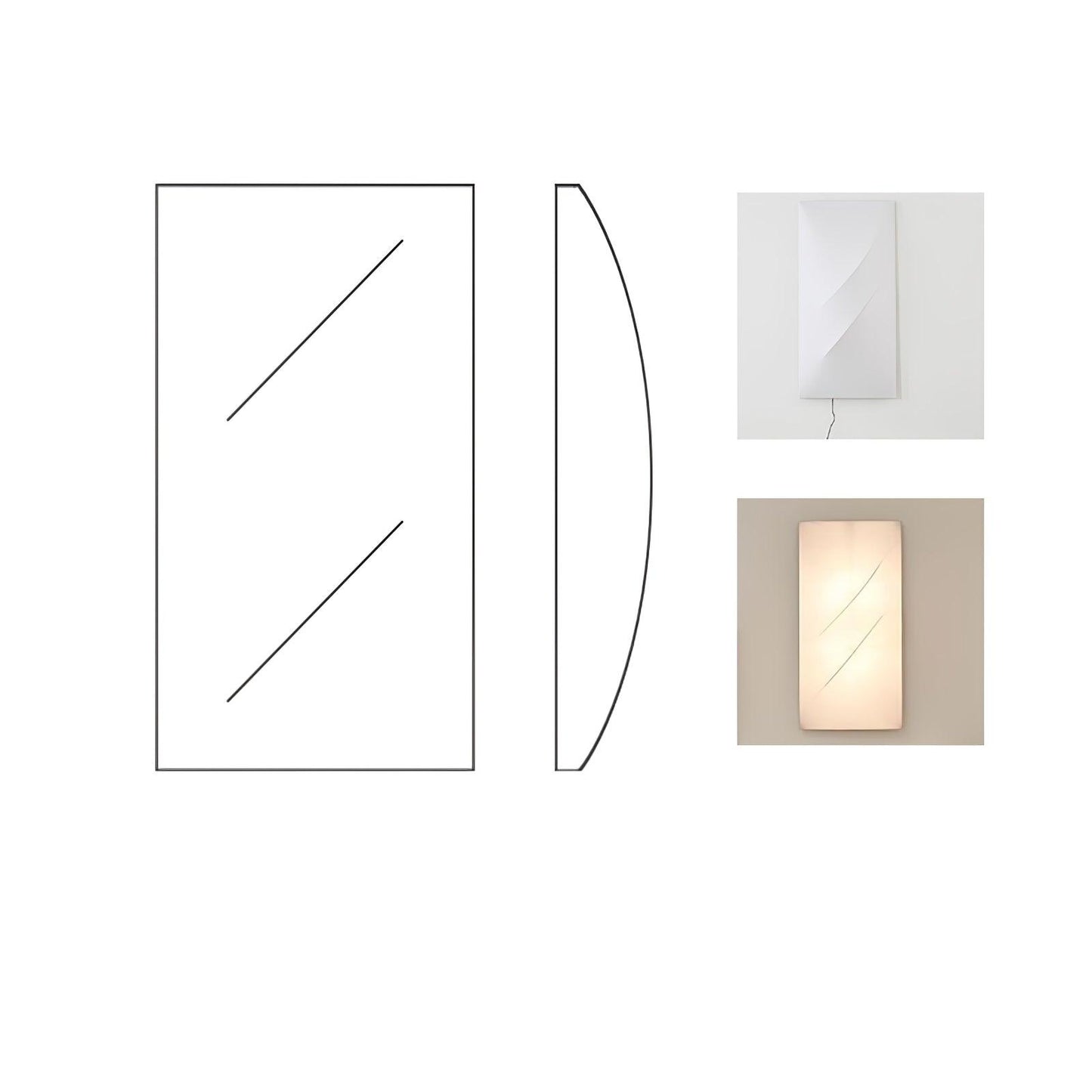 Geometric Series Bracket light Wall Sconce