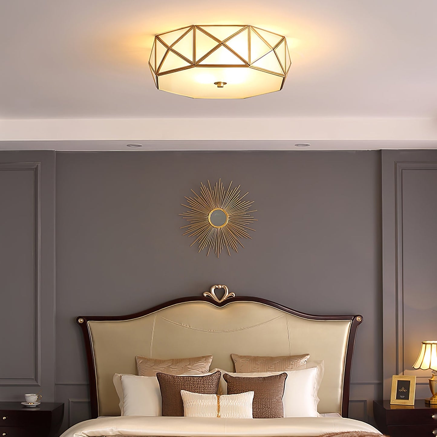 Geometric Shaped Flush Ceiling-mounted light Ceiling Light