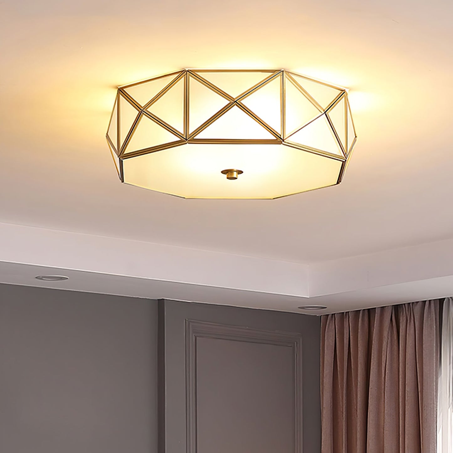 Geometric Shaped Flush Ceiling-mounted light Ceiling Light