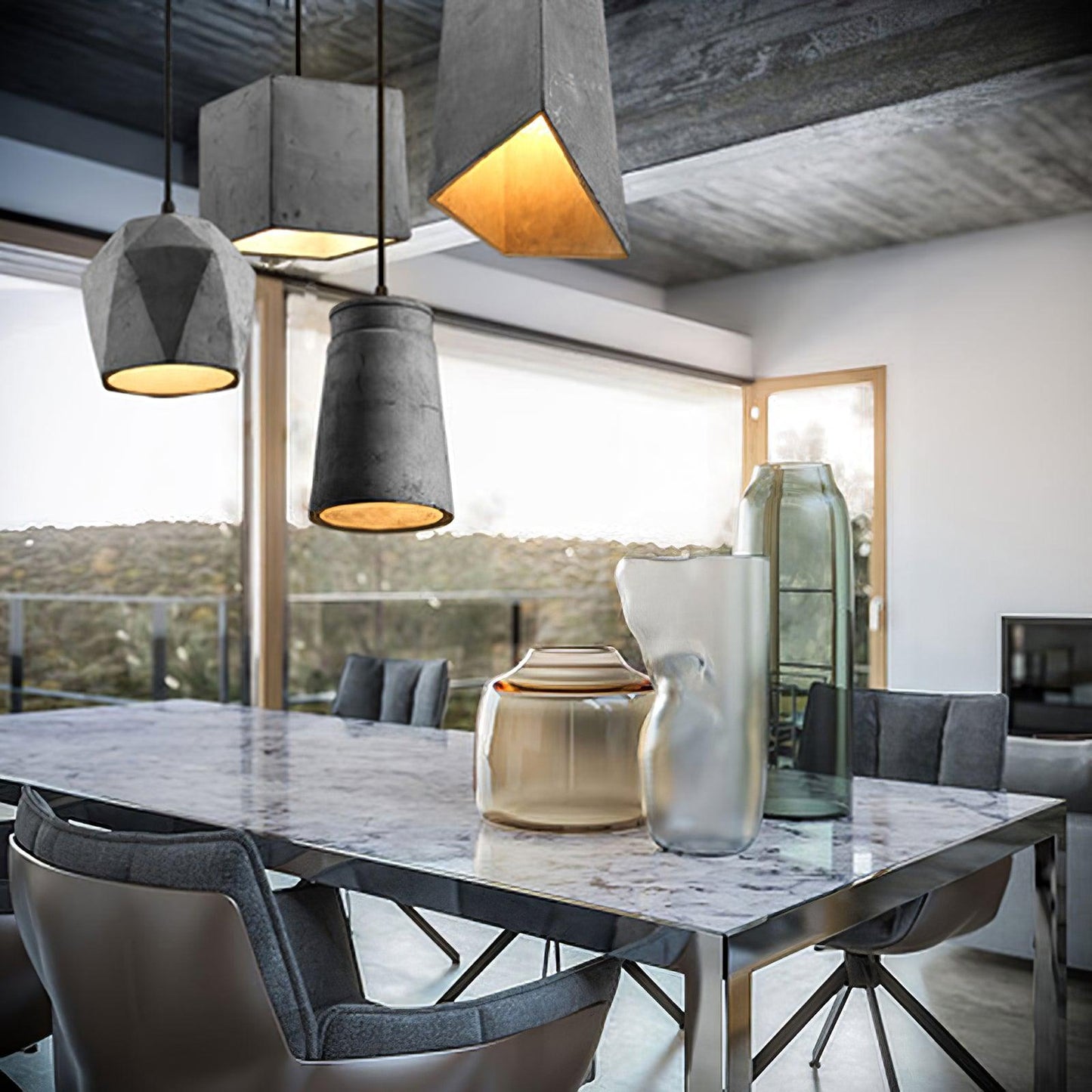 Georgia Cement Droplight Pendant Light