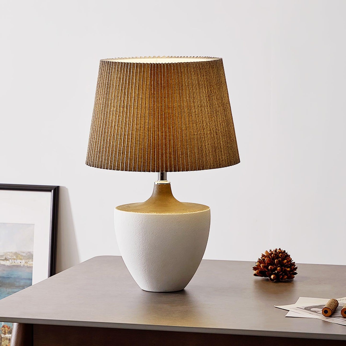 Ghassan Side table lamp Table Lamp