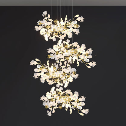 Gingko Leaves Crown Chandelier