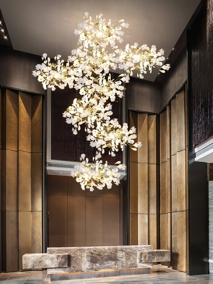 Gingko Leaves Crown Chandelier